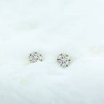 Load image into Gallery viewer, Picture of diamond earrings diamond cluster
