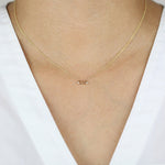 Load image into Gallery viewer, Picture of aquarius zodiac sign diamond necklace
