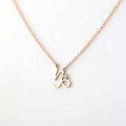 Picture of capricorn zodiac sign diamond necklace