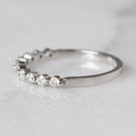 Load image into Gallery viewer, Picture of diamond ring half eternity ring 030 ctw
