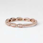 Picture of art deco diamond wedding ring vintage