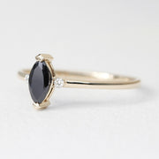 Picture of minimalist ring minimalist onyx ring
