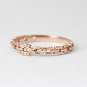 Picture of diamond ring 14k solid gold diamond