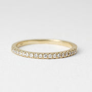 Picture of diamond half eternity ring diamond