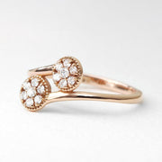 Picture of diamond ring wedding band one of a kind