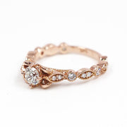 Picture of art deco diamond engagement ring antique