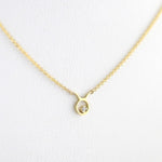 Load image into Gallery viewer, Picture of taurus zodiac sign diamond necklace
