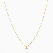 Picture of star charm diamond necklace star diamond