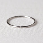 Load image into Gallery viewer, Picture of minimalist wedding band diamond wedding
