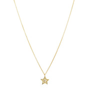 Picture of diamond star necklace star pendant