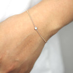 Load image into Gallery viewer, Picture of diamond solitaire bracelet solitaire
