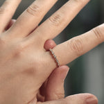 Load image into Gallery viewer, Picture of diamond ring half eternity ring 023 ctw
