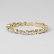 Picture of art deco diamond wedding ring vintage 1