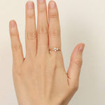 Load image into Gallery viewer, Picture of triple diamond ring three diamond ring
