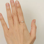 Load image into Gallery viewer, Picture of triple diamond ring three diamond ring
