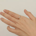 Load image into Gallery viewer, Picture of triple diamond ring three diamond ring
