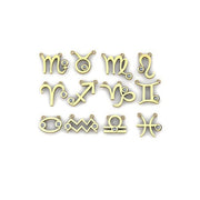 Picture of capricorn zodiac sign diamond earring