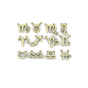 Picture of libra zodiac sign diamond earring libra