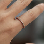 Load image into Gallery viewer, Picture of diamond ring half eternity ring 023 ctw
