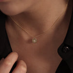 Load image into Gallery viewer, Picture of polaris diamond pendant necklace
