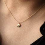 Load image into Gallery viewer, Picture of personalized message necklace round
