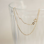 Load image into Gallery viewer, Picture of rolo chain bracelet gold chain bracelet
