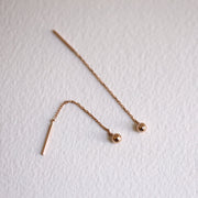 Picture of front back drop dangle earrings threader
