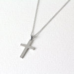 Load image into Gallery viewer, Picture of gold cross necklace 14k gold cross
