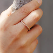 Picture of diamond ring half eternity diamond ring