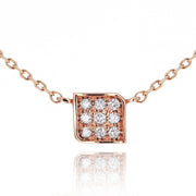 Picture of diamond necklace 14k solid gold unique