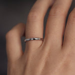 Load image into Gallery viewer, Picture of diamond wedding band couples ring
