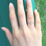 Load image into Gallery viewer, Picture of diamond cross ring diamond ring cross
