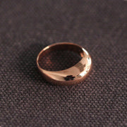 Picture of 14k gold 5mm dome ring 14k solid gold