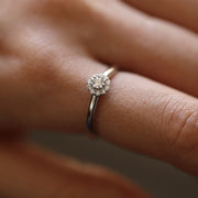 Picture of engagement ring engagement band diamond 1