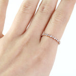 Load image into Gallery viewer, Picture of diamond ring half eternity ring 023 ctw
