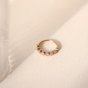 Picture of diamond eternity ring diamond half