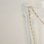 Load image into Gallery viewer, Picture of singapore chain gold chain anklet 14k
