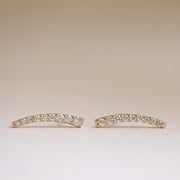 Picture of climber earrings diamond climber studs