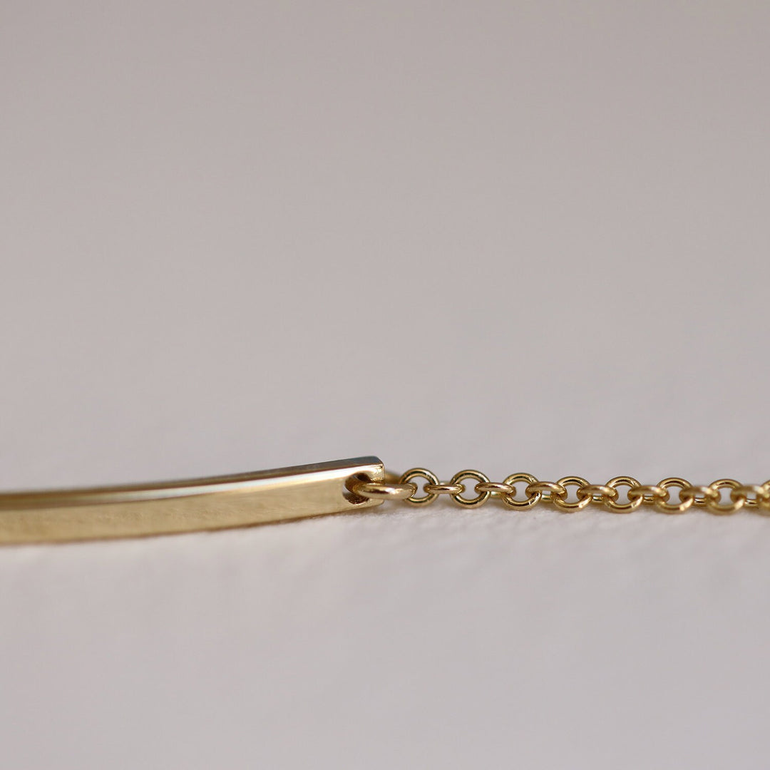 Picture of bar bracelet thin gold bar bracelet 14k