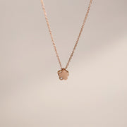 Picture of 14k gold star circle flower charm