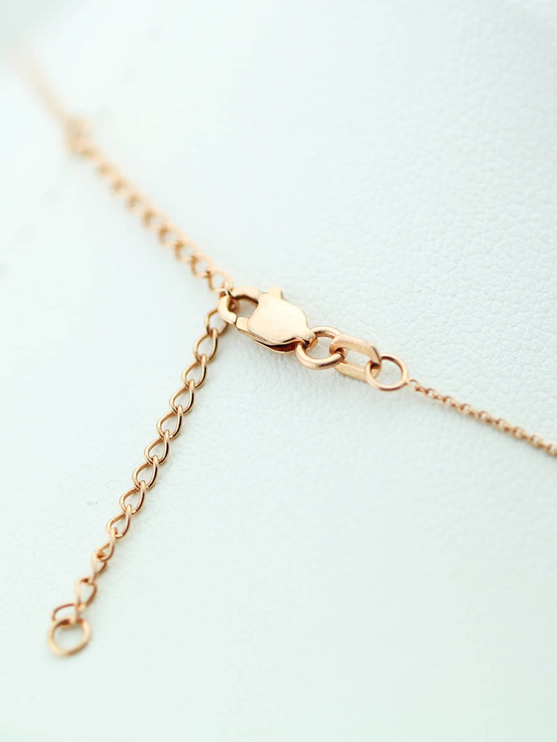 Picture of 14k solid gold geometric layered