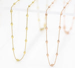 Load image into Gallery viewer, Picture of 14k gold beads by yard necklace bead
