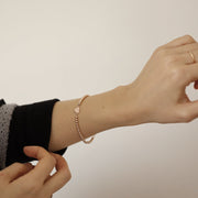 Picture of 14k gold ball bracelet 14k gold beads 1