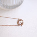 Load image into Gallery viewer, Picture of monogram necklace personalized name
