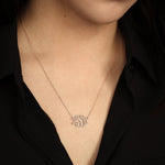 Load image into Gallery viewer, Picture of monogram necklace personalized name
