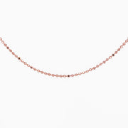 Picture of diamond cut 15mm ball chain gold