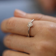 Picture of engagement ring diamond heart ring