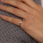 Load image into Gallery viewer, Picture of triple diamond ring three diamond ring
