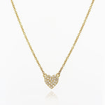 Load image into Gallery viewer, Picture of diamond heart pendant necklace pave
