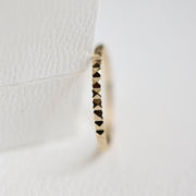 Picture of pyramid eternity ring 14k gold pyramid
